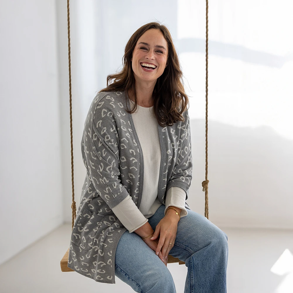 Jacke Fledermaus Leo-Jacquard