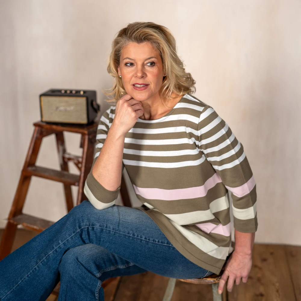 Pullover Blockstreifen