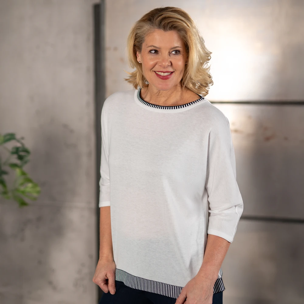 Pullover Streifen, Langarm