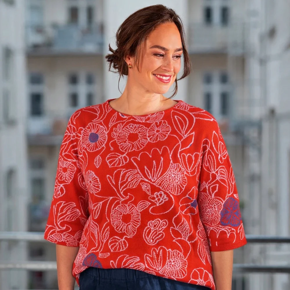 Pullover Blumen