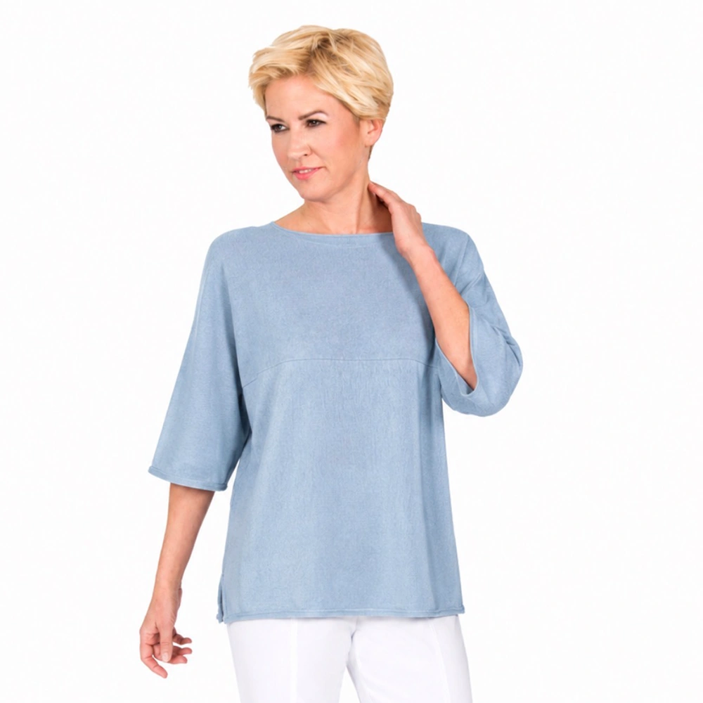 Fledermaus-Pullover mit Sattel